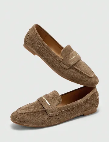 Mocasini SHEIN, maro