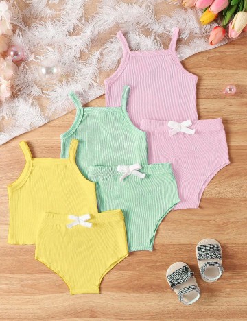 Set compleuri 3 bucati Shein Kids, mix culori