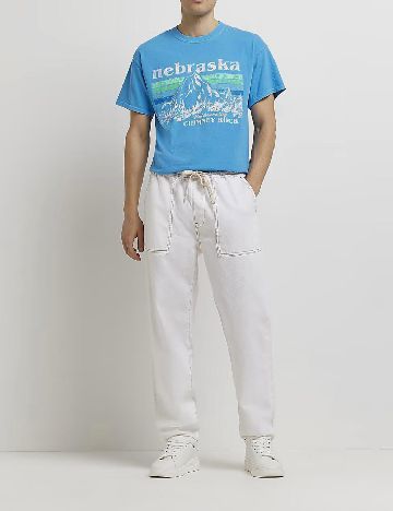 Tricou River Island, albastru