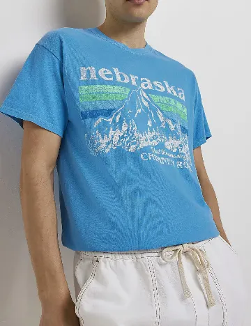 Tricou River Island, albastru