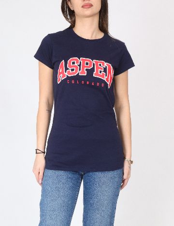 Tricou River Island, bleumarin