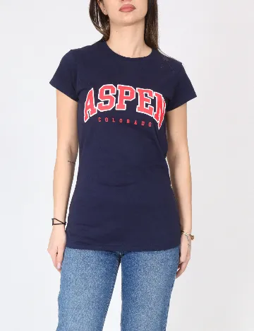 Tricou River Island, bleumarin