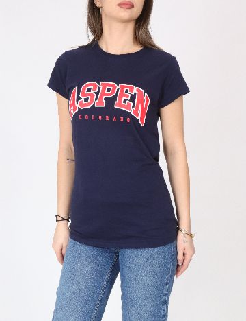 Tricou River Island, bleumarin