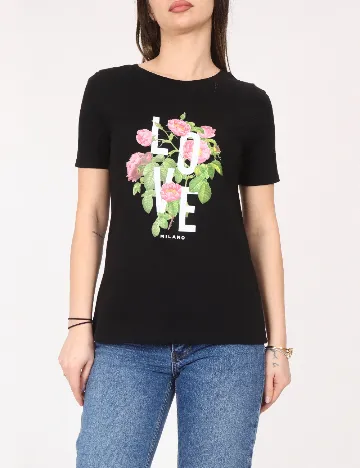 Tricou River Island, negru