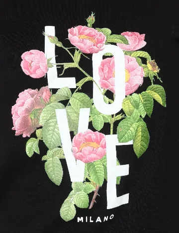 Tricou River Island, negru