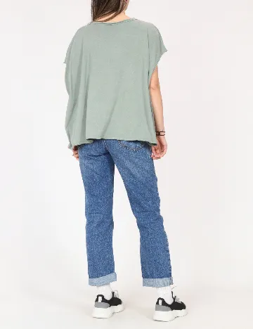 Tricou Oversize River Island, verde