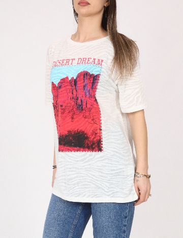 Tricou Oversize River Island, alb