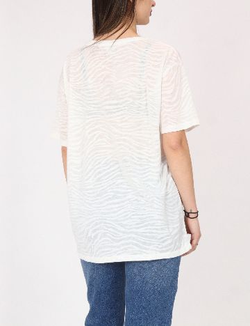 Tricou Oversize River Island, alb