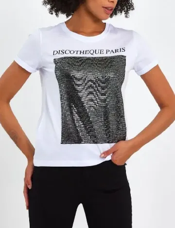 Tricou River Island, alb