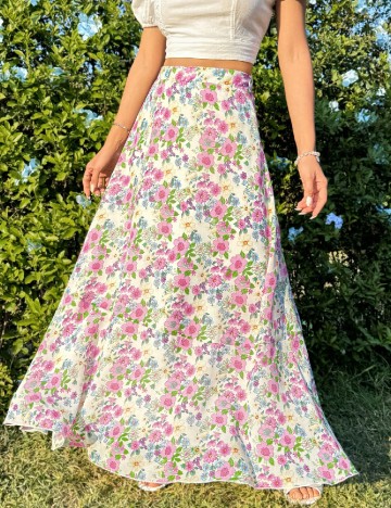 Fusta SHEIN, floral print