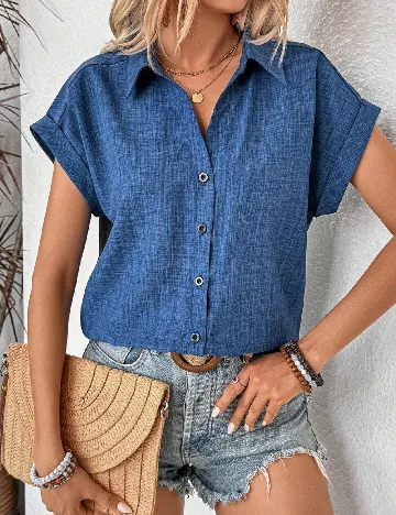 Camasa SHEIN, albastru