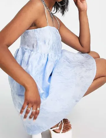 Rochie scurta Envii, albastru