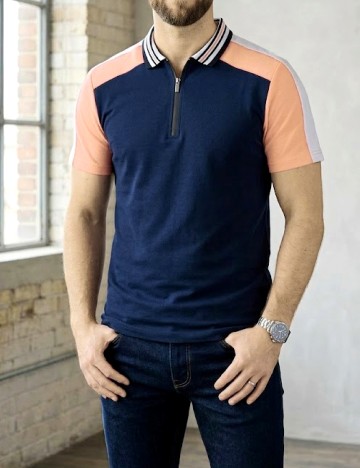 Tricou River Island, bleumarin