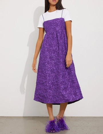 Rochie medie Envii, mov