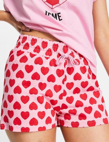 Pijama Threadbare, roz