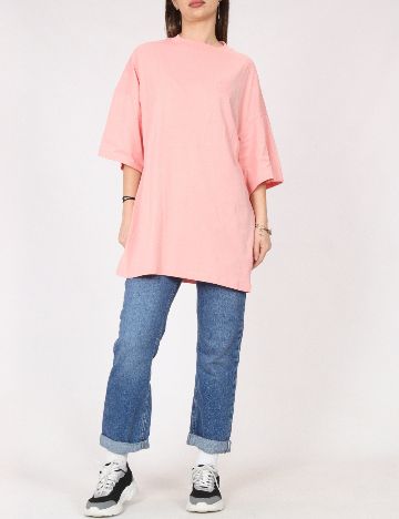 Tricou Oversize ASOS, roz