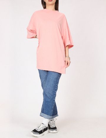 Tricou Oversize ASOS, roz