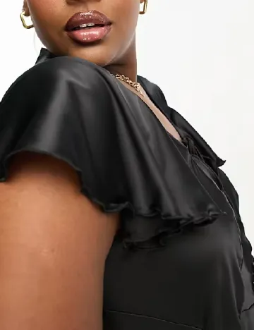 Bluza ASOS Curve, negru