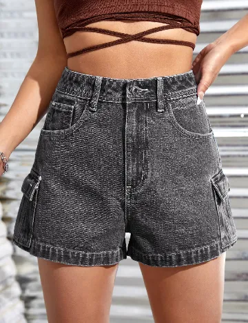 Pantaloni scurti SHEIN, gri