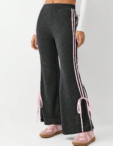 Pantaloni SHEIN, gri inchis