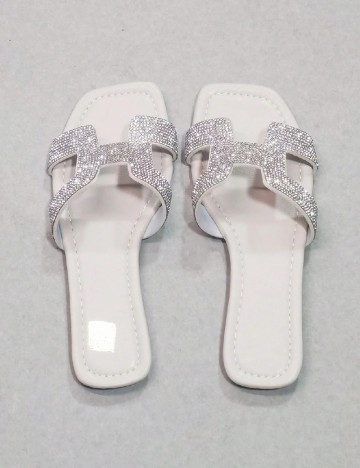 Slapi SHEIN, argintiu