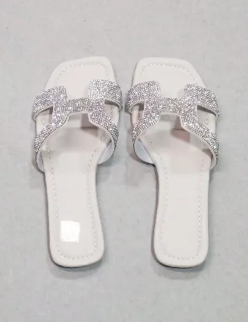 Slapi SHEIN, argintiu