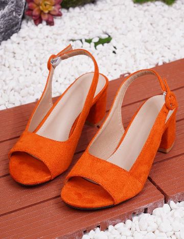 Sandale SHEIN, portocaliu