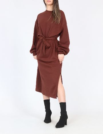 Rochie medie River Island, maro