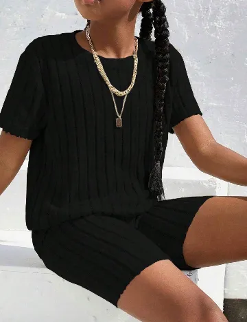 Compleu Shein Kids, negru