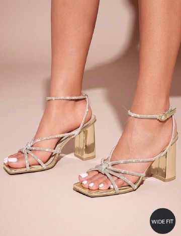 Sandale SHEIN, auriu