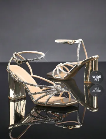 Sandale SHEIN, auriu