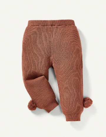 Pantaloni Shein Kids, maro