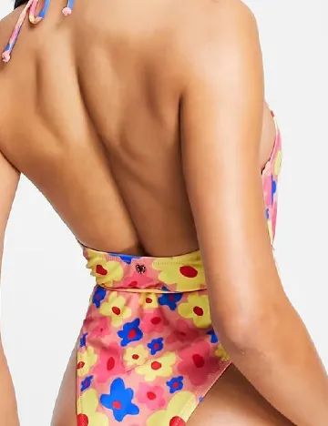 Costum de baie Candypants, floral print