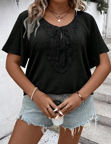 Bluza SHEIN CURVE, negru