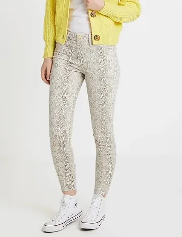 Pantaloni River Island, crem