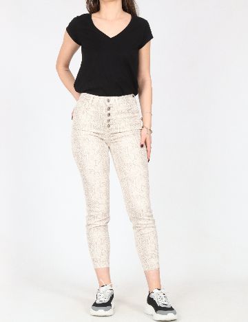 Pantaloni River Island, imprimeu sarpe