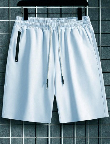 Pantaloni scurti SHEIN, albastru