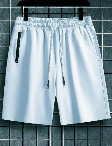 Pantaloni scurti SHEIN, albastru