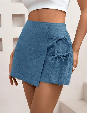 Fusta pantalon SHEIN, albastru