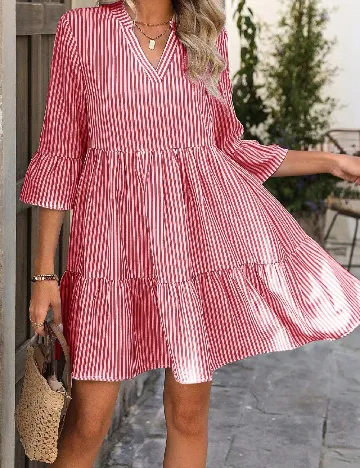 Rochie scurta SHEIN, rosu