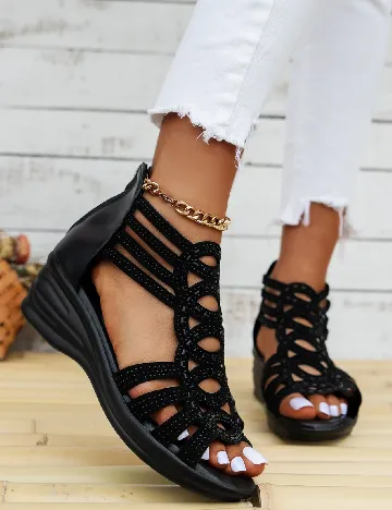 Sandale SHEIN, negru