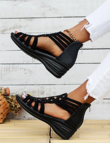 Sandale SHEIN, negru