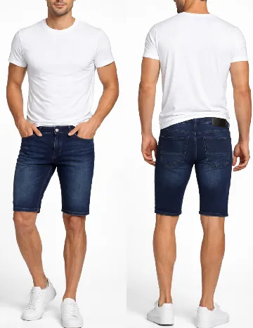 Pantaloni scurti River Island, bleumarin