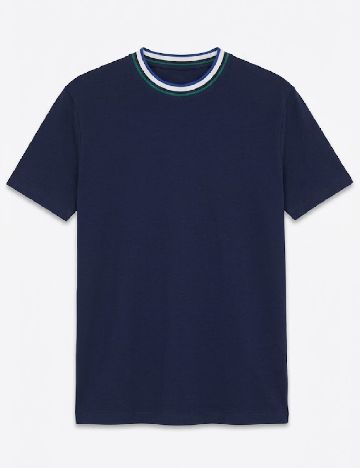 Tricou River Island, bleumarin