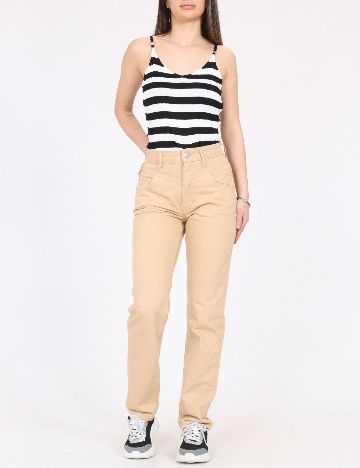 Pantaloni River Island, crem