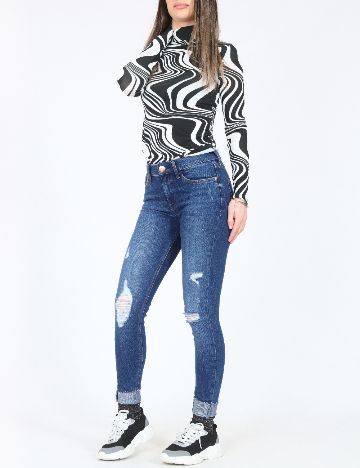 Blugi River Island, albastru