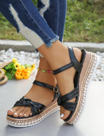 Sandale SHEIN, negru