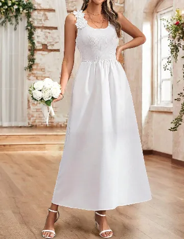 Rochie lunga SHEIN, alb