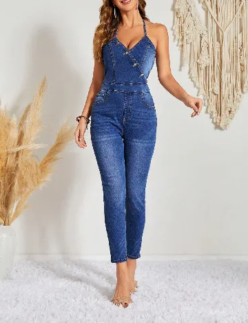 Salopeta SHEIN, albastru