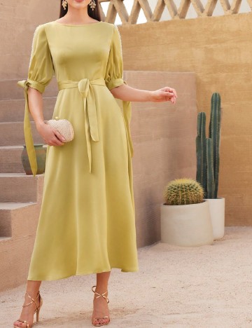 Rochie medie SHEIN, galben